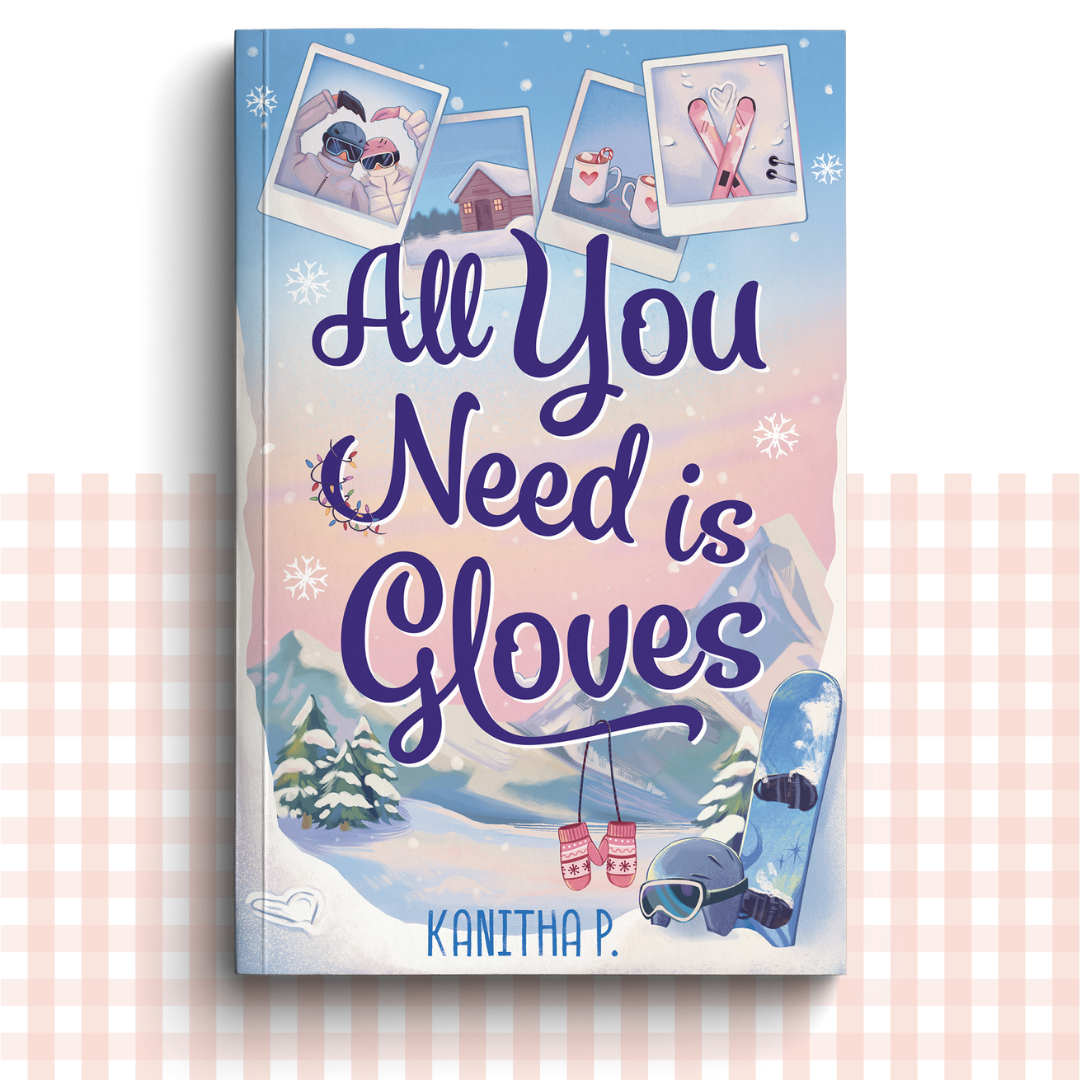Paperback book cover of 'All You Need is Gloves' with winter-themed illustrations.