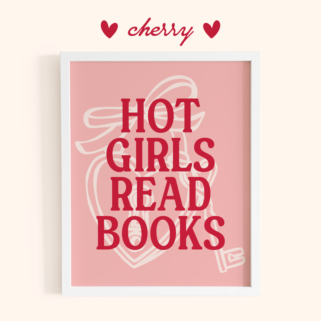 Hot Girls Read Books Print