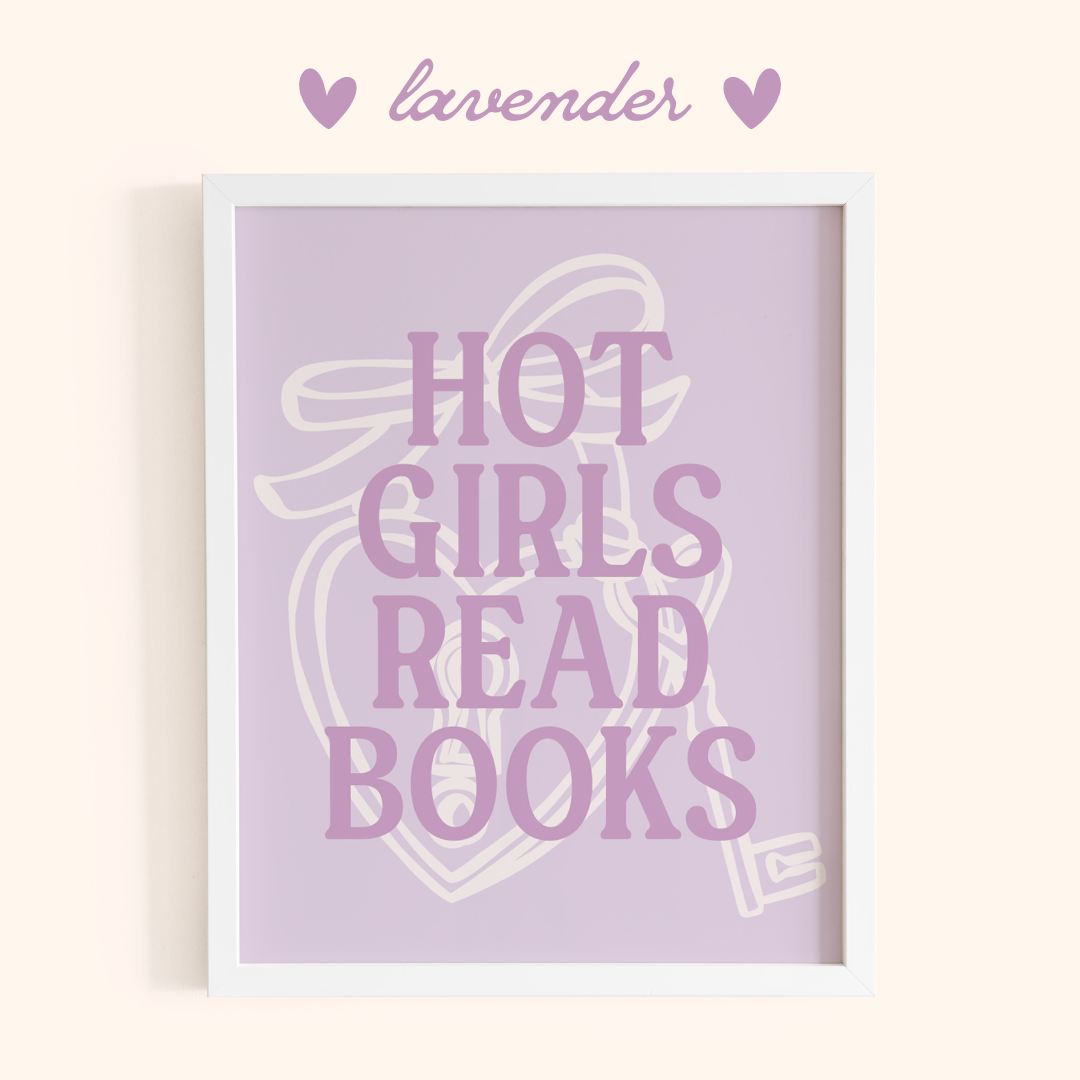 Hot Girls Read Books Print