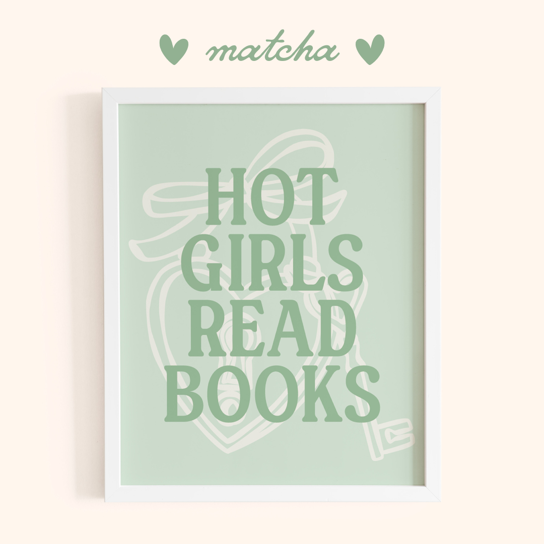 Hot Girls Read Books Print