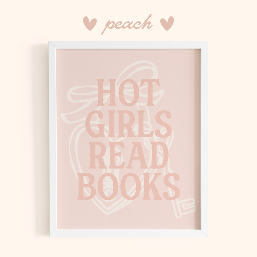 Hot Girls Read Books Print