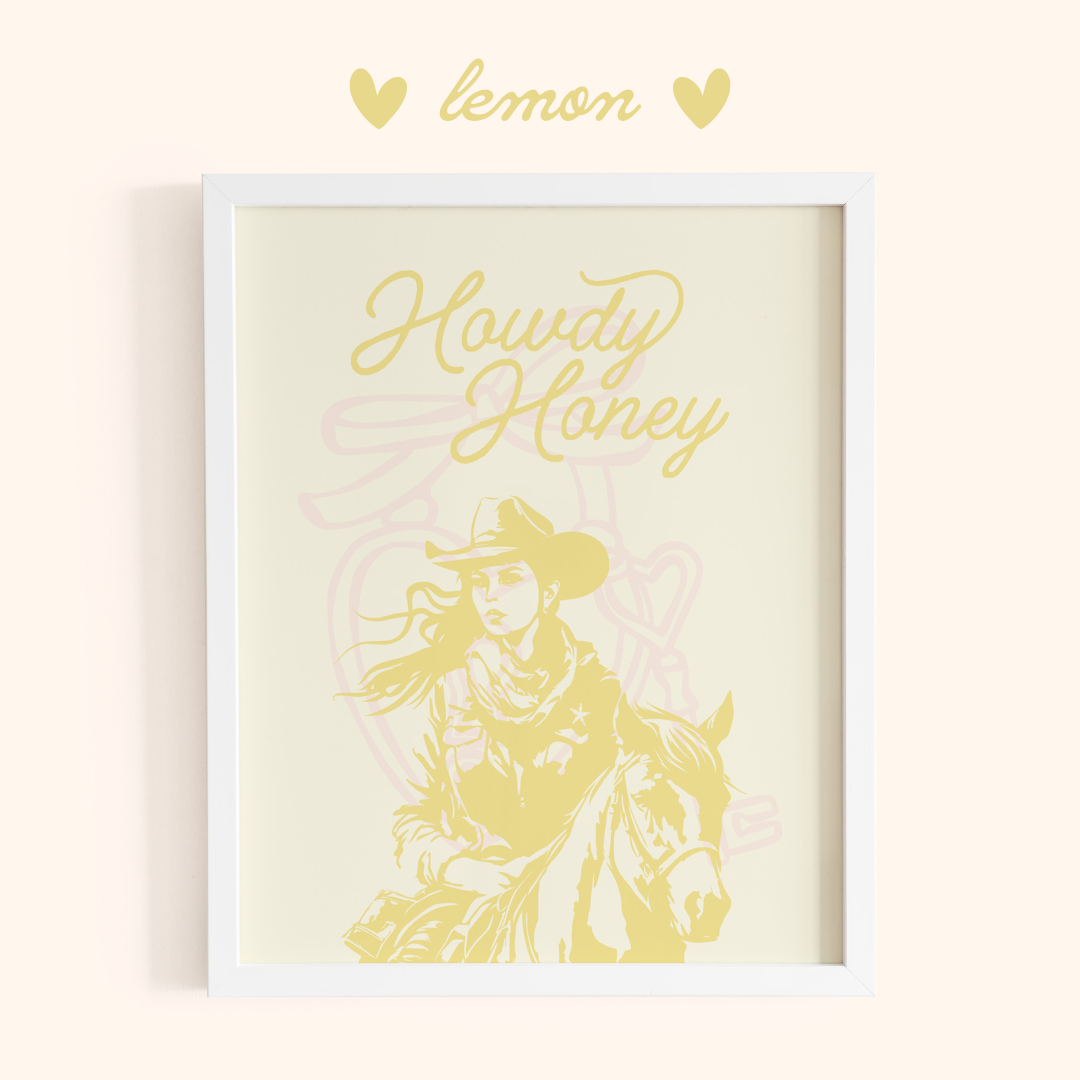 Howdy Honey Print