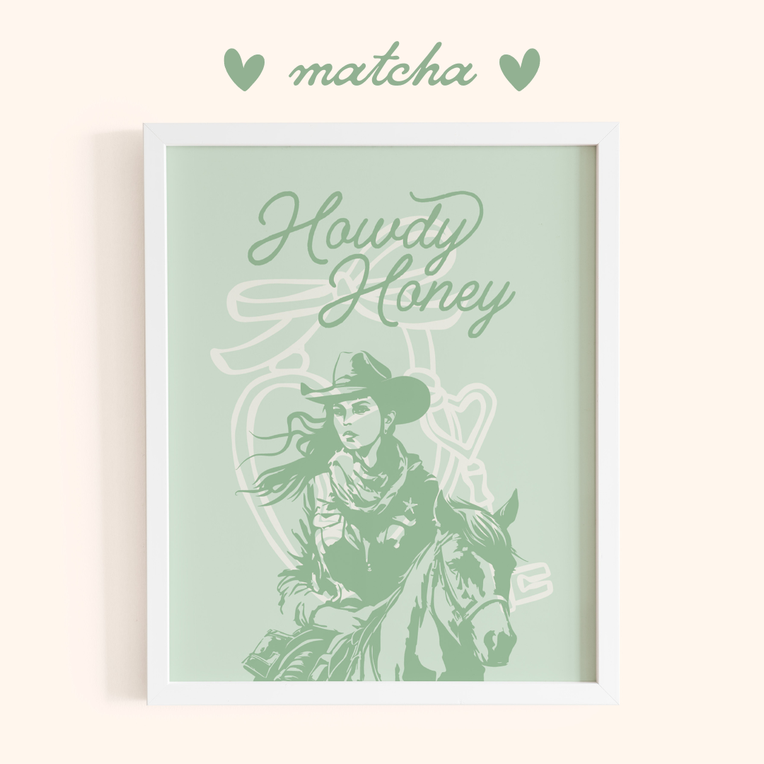 Howdy Honey Print