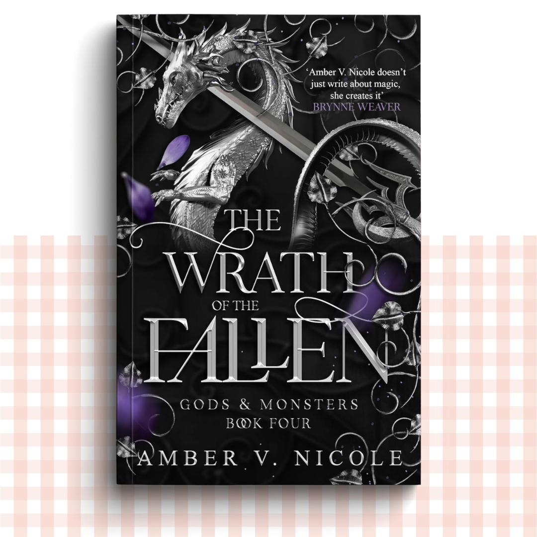Paperback book cover of 'The Wrath of the Fallen' by Amber V. Nicole
