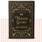 Hardback book cover of 'Twisted Games' by Ana Huang with a decorative gold and yellow design