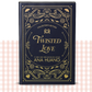 Hardback book cover of 'Twisted Love' by Ana Huang with decorative blue and gold design
