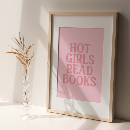 Hot Girls Read Books Print