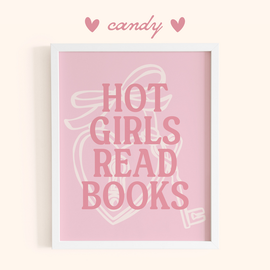 Hot Girls Read Books Print