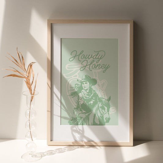 Howdy Honey Print