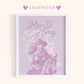 Framed artwork with a cowboy silhouette and 'Howdy Honey' text on a lavender background.
