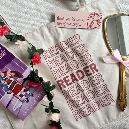 Reader Large Tote Bag