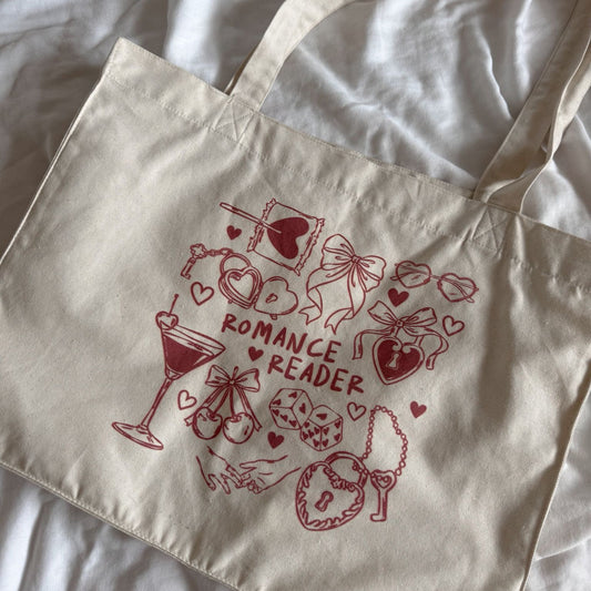 Romance Reader Large Tote Bag